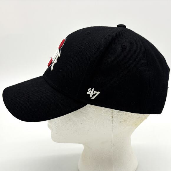 47 Brand Ohio State Buckeyes Hat OSFA Adjustable Black NCAA National Champions - Picture 4 of 9